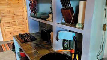 Huis, 1 slaapkamer, roken, patio | Privékeuken