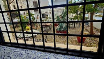 Huis, 1 slaapkamer, roken, patio | Terras