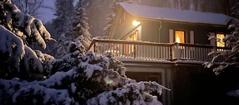 Forest house in the Ore Mountains