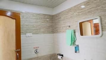 Free toiletries, hair dryer, slippers, towels