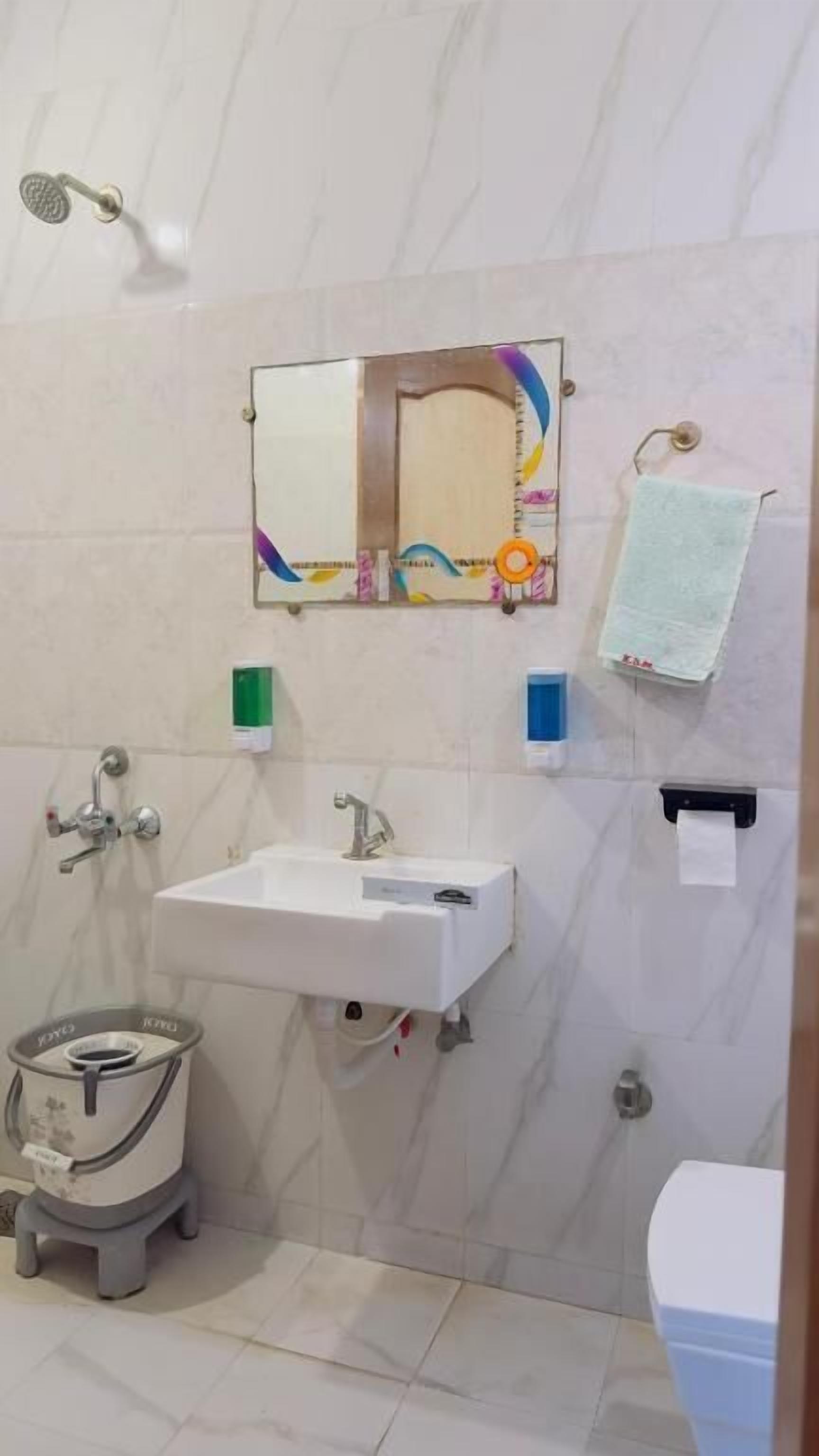 Free toiletries, hair dryer, slippers, towels