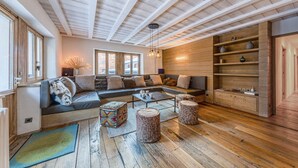 Living area - Charming apartment with sauna close to slopes (Val-d'Isère)