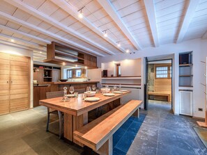 Dining - Charming apartment with sauna close to slopes (Val-d'Isère)