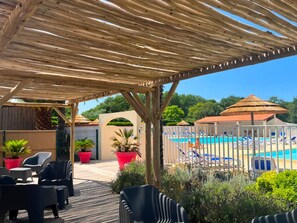 Pool - Mobile home for 4 with terrace in Dolus-d'Oléron (Dolus-d'Oléron)