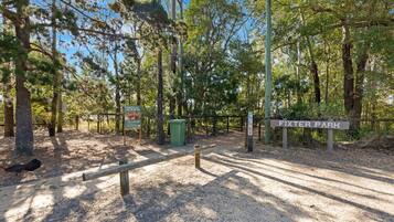 Vue depuis lâhĂ©bergement