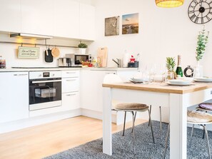 Fridge, microwave, dishwasher, cookware/dishes/utensils - RegioStyle with Sea View-Balcony-Beach by Interhome (Eckernförde)