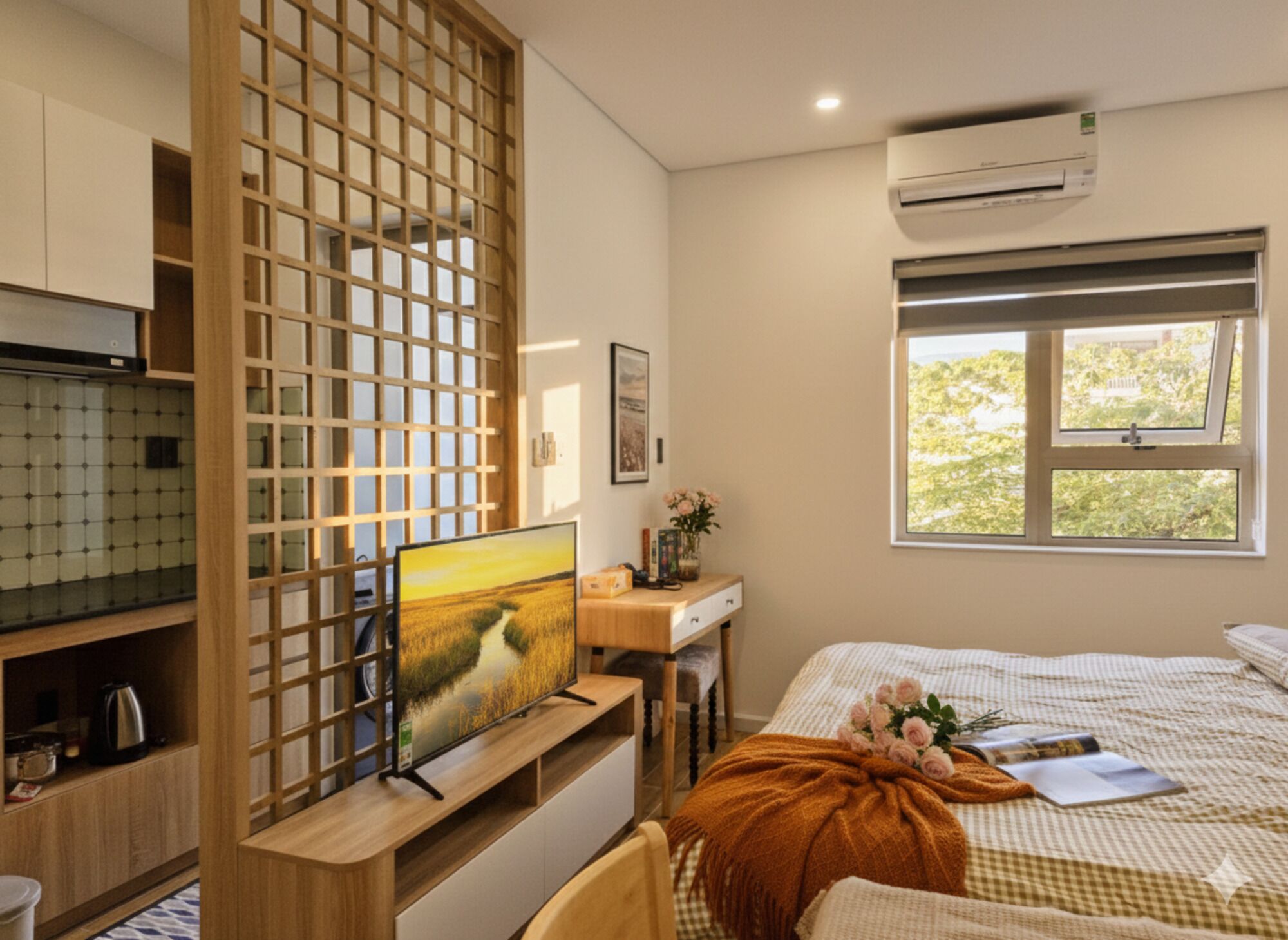 โต๊ะทำงาน, พื้นที่ทำงานแบบใช้แล็ปท็อป, Wi-Fi ฟรี, ผ้าปูที่นอน