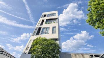 Fassade der Unterkunft