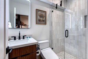 Hair dryer, towels