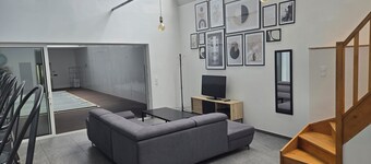 XXL loft with indoor pool and games room