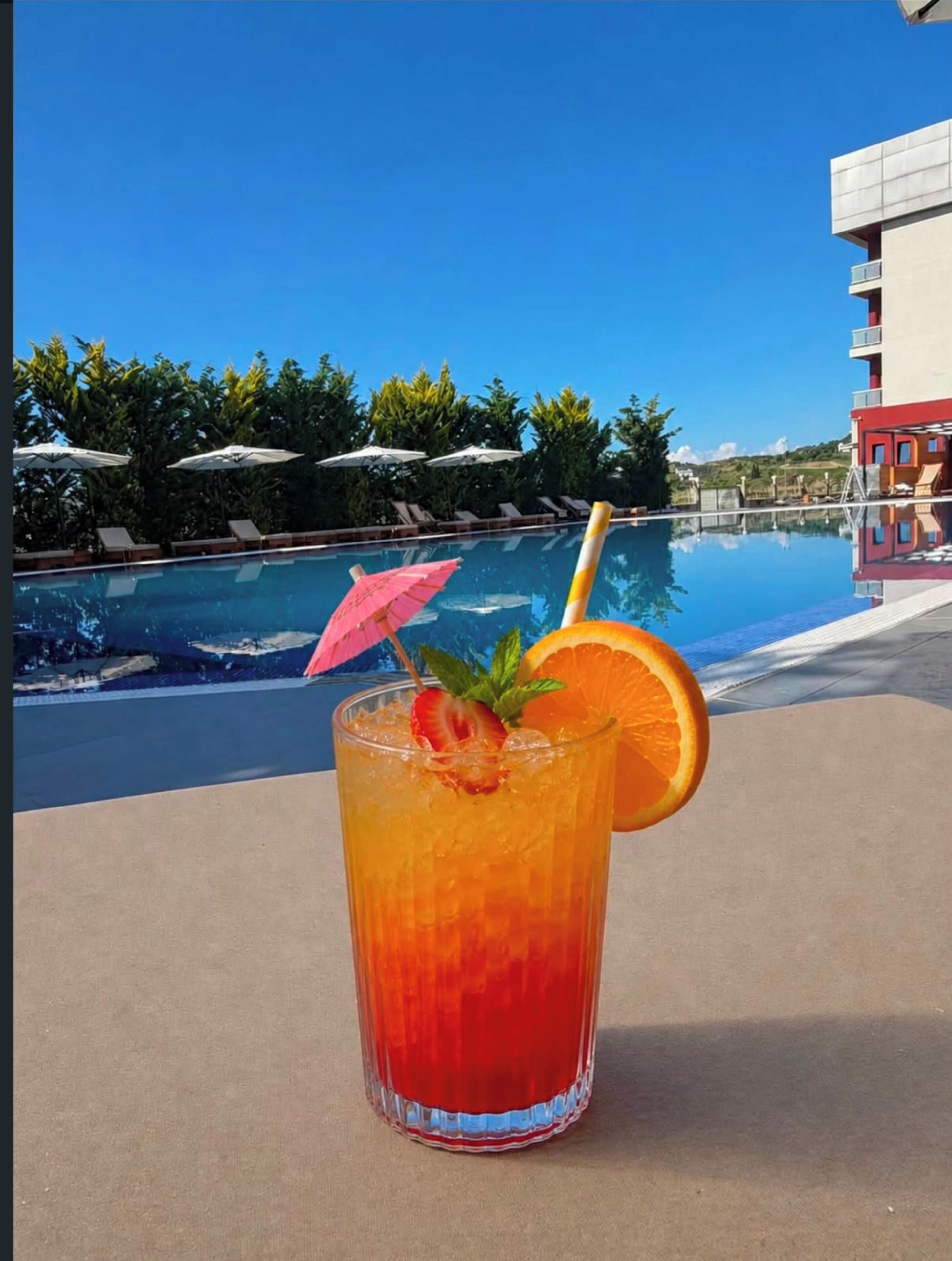 Seasonal outdoor pool