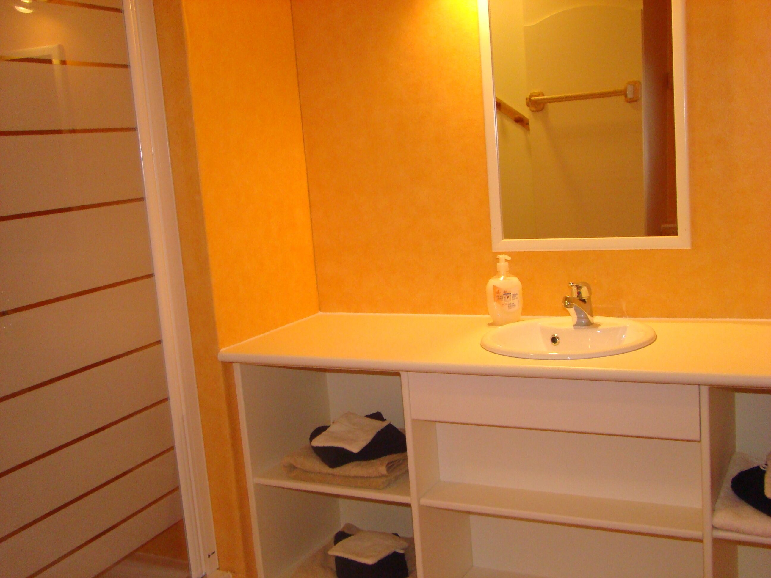 Douche, sèche-cheveux, papier toilette