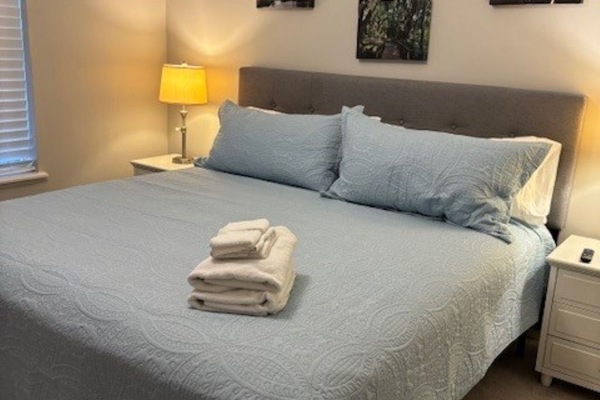 2 slaapkamers, een strijkplank/strijkijzer, gratis wifi, beddengoed