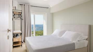 Apartment, Balcony, Sea View | Blackout drapes, iron/ironing board, free WiFi