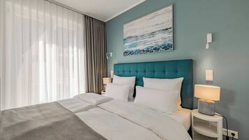 Luxury-Apartment | Verdunkelungsvorhänge, Bügeleisen/Bügelbrett, kostenloses WLAN