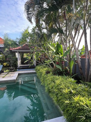 Pool - Villa Green Haven - Canggu - private Balinese villa with pool (Canggu)