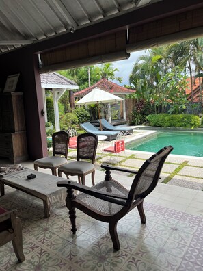 Pool - Villa Green Haven - Canggu - private Balinese villa with pool (Canggu)