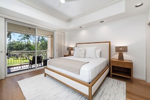 Casa adosada, varias camas, lanai, vistas al campo de golf (Mauna Lani Islands D3) | 2 dormitorios, decoración individual, mobiliario individual