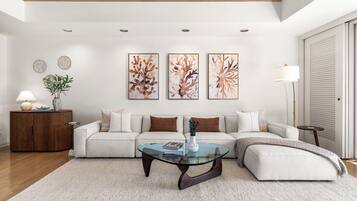 Townhome, Berbilang Katil, Lanai, Golf View (Mauna Lani Islands D3) | Ruang tamu