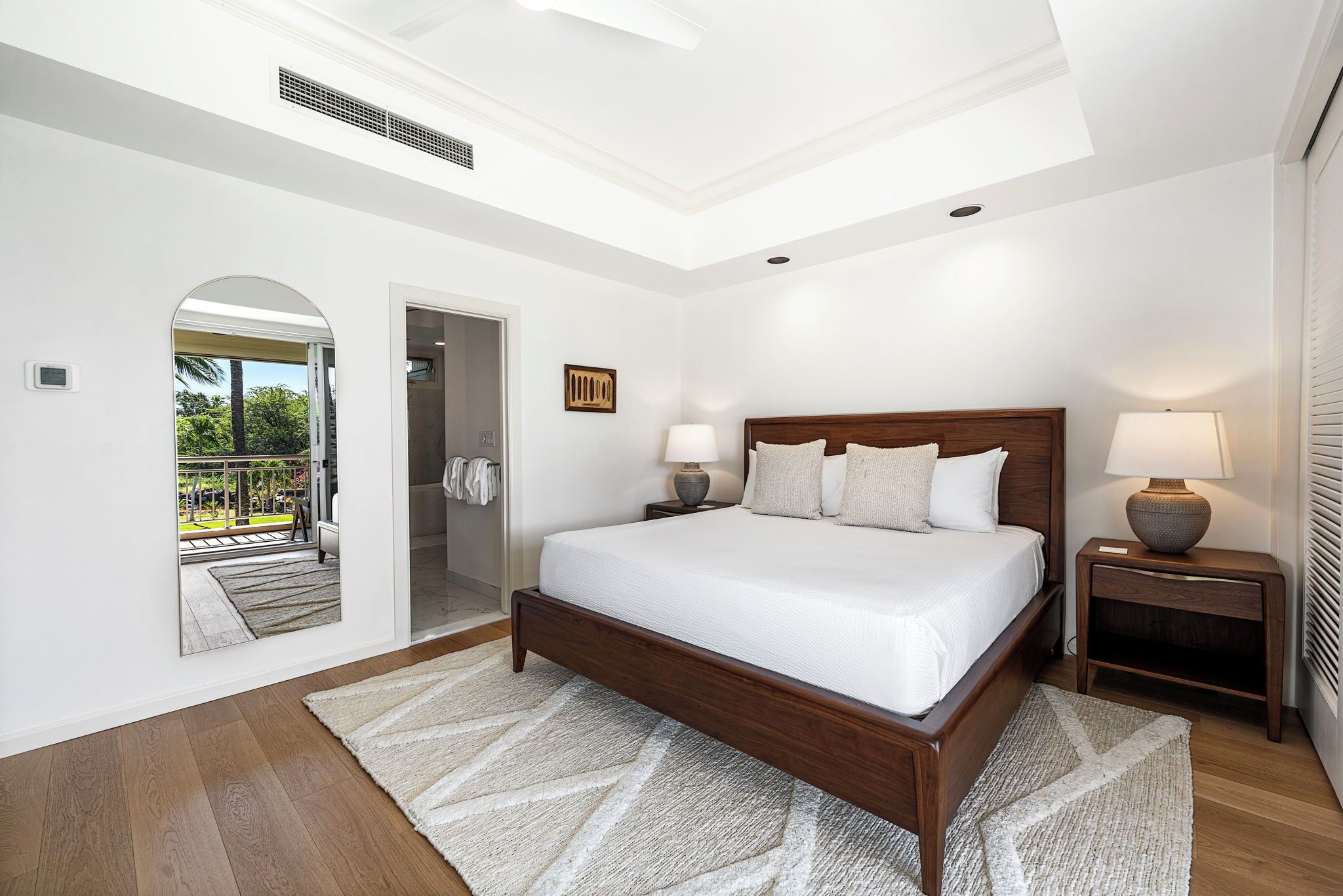 Casa de ciudad, varias camas, lanai, vista al campo de golf (Mauna Lani Islands D3) | 2 habitaciones, decoración personalizada y muebles diferentes 