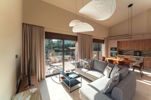 Living area - 
Phenomenal 4BR Villa in Ialysos , Private Pool & Outdoor Living (Ialisos)
