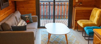 Charming cozy chalet in Eyne resort with incredible mountain view