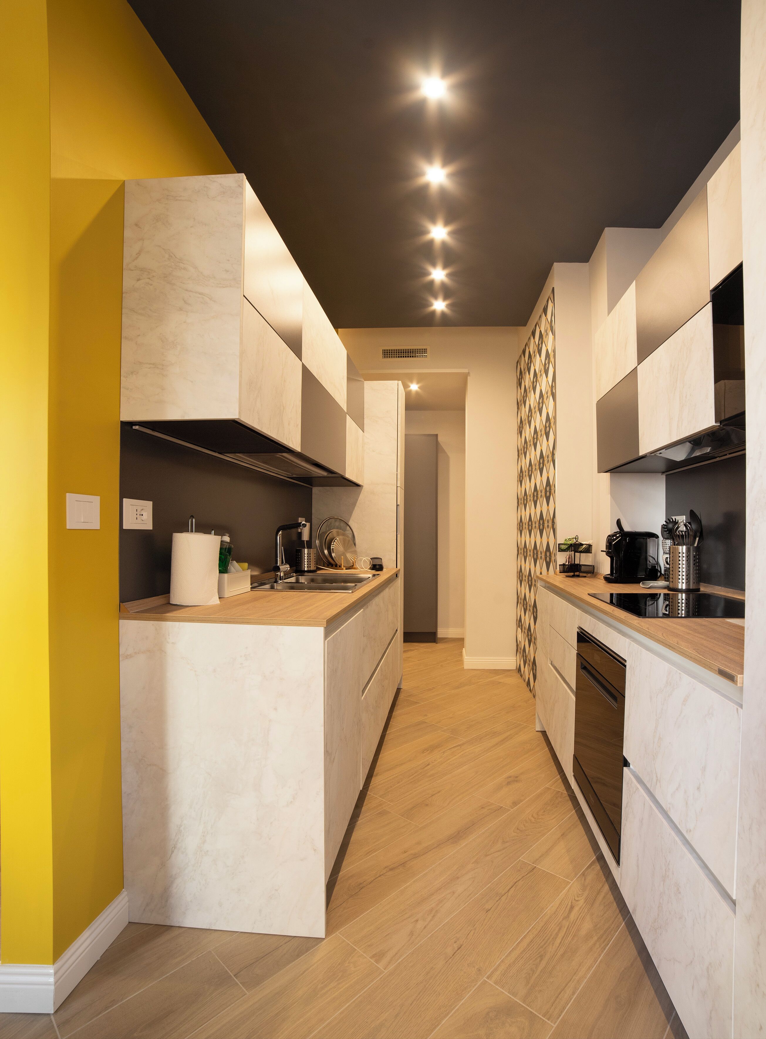 Microondas, horno, placa de cocina, lavavajillas