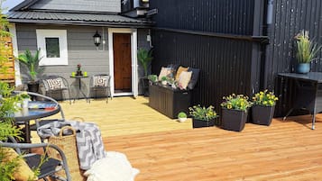 Casa, 4 habitaciones, accesible para personas con discapacidad, fumadores | Restaurante al aire libre