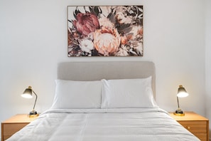 Apartamento | 2 quartos, roupa de cama