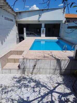 Pool - Complete House with Private Pool and BBQ | Praia Grande (Praia Grande)