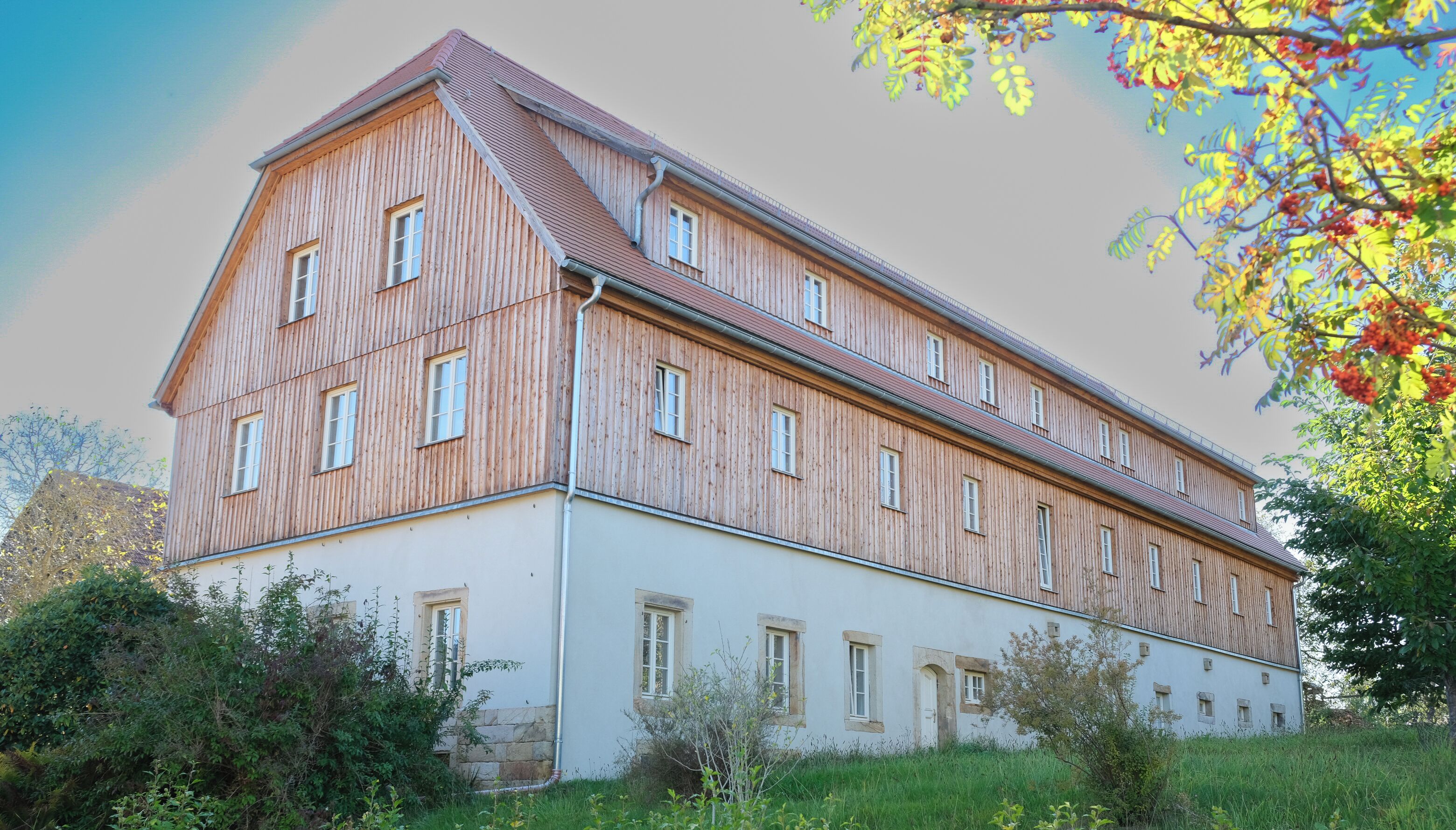 Außenansicht unseres Hofes.