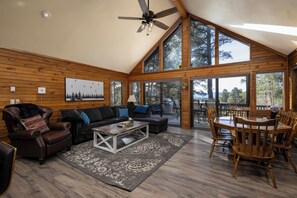 TV, fireplace - Location! 3 Bdrm Golf Course Home with Jacuzzi! (Pagosa Springs)