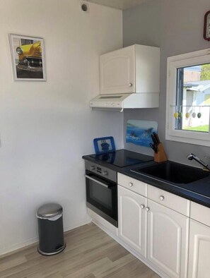 Fridge, microwave, oven, stovetop - Country house with a change of scenery (Velet)