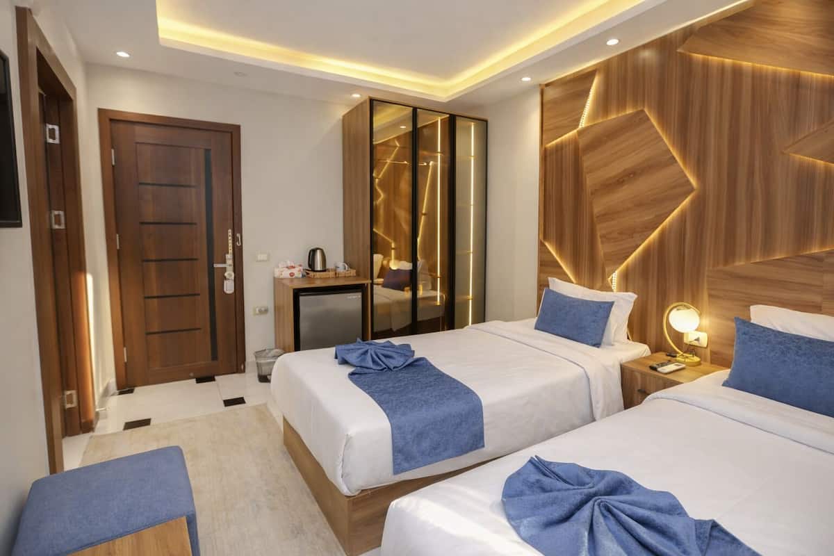 In-room safe, soundproofing, iron/ironing board (on request)