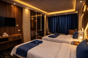 Safe på rommet, lydisolert, strykejern/-brett og wi-fi (inkludert)