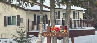 Lake Huron views, ideally located in Eastern UP.Has deck, wildlife, and privacy.
