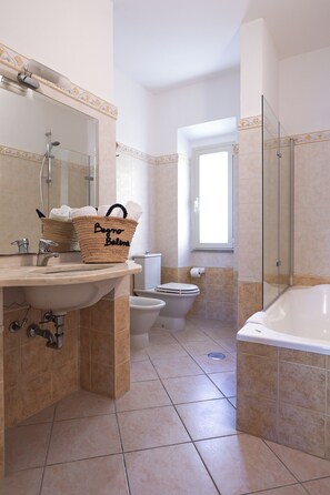 Asciugacapelli, asciugamani, sapone, carta igienica