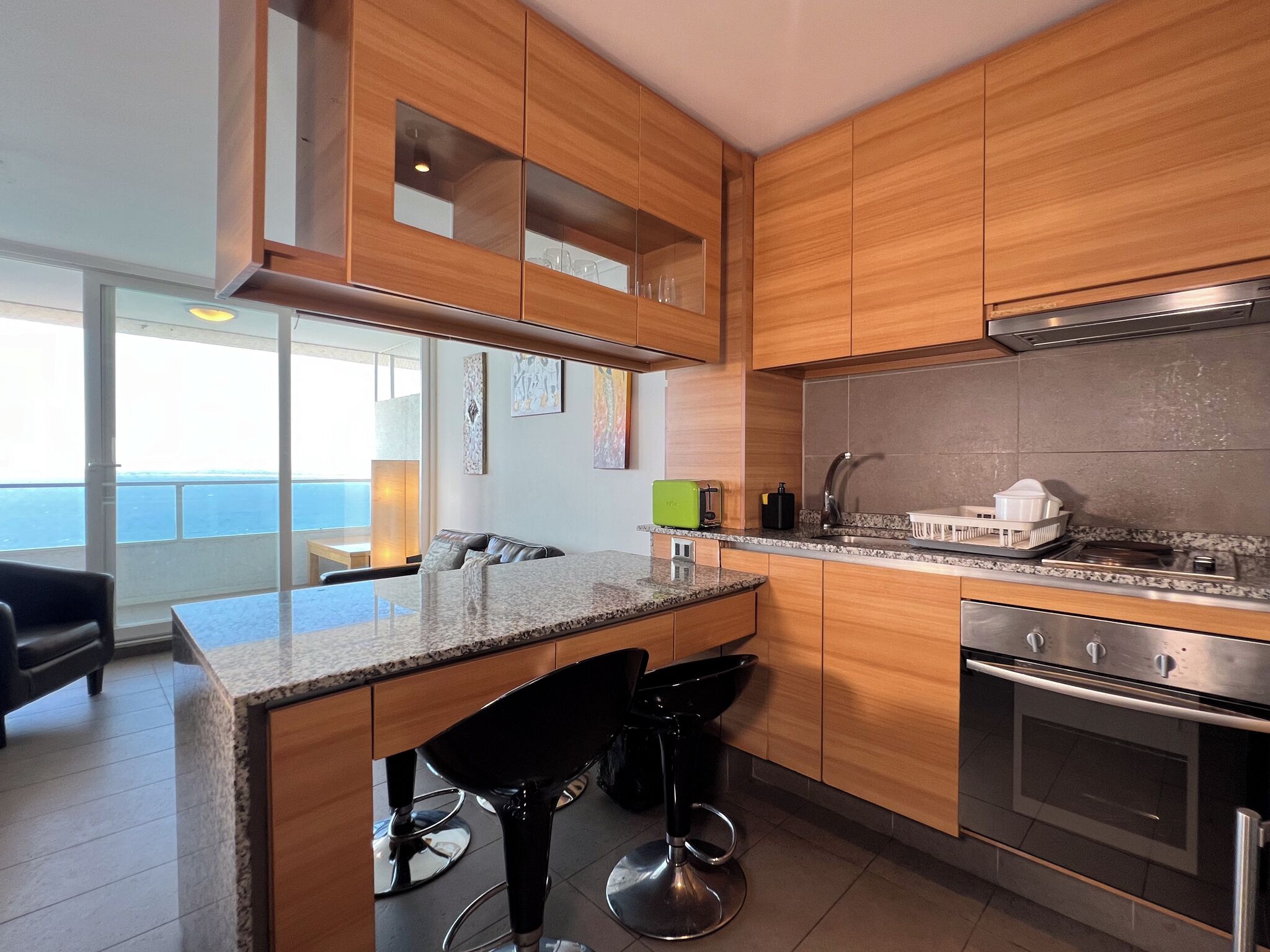 Comfort Apartment, Balcony, Sea View | Private kitchen