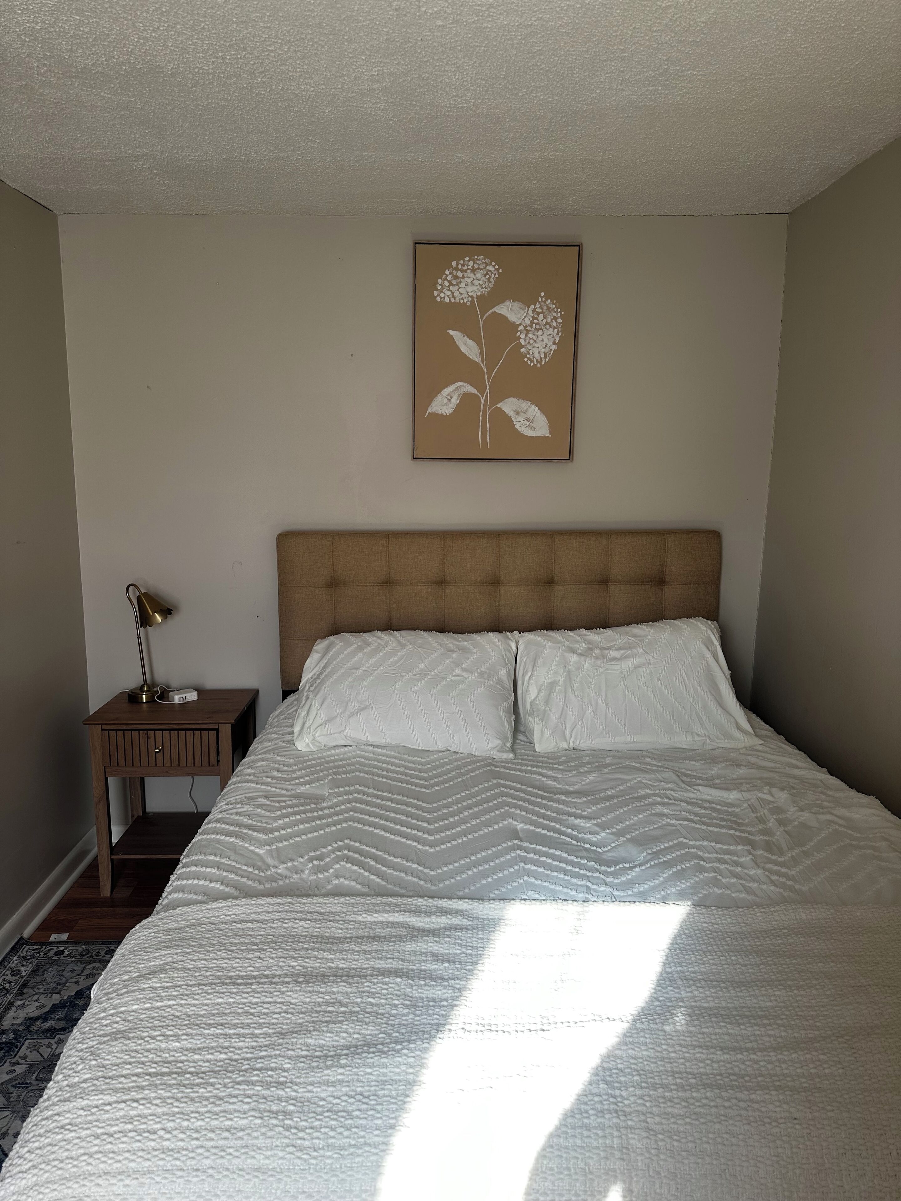 2 dormitorios, tabla de planchar con plancha, wifi y ropa de cama