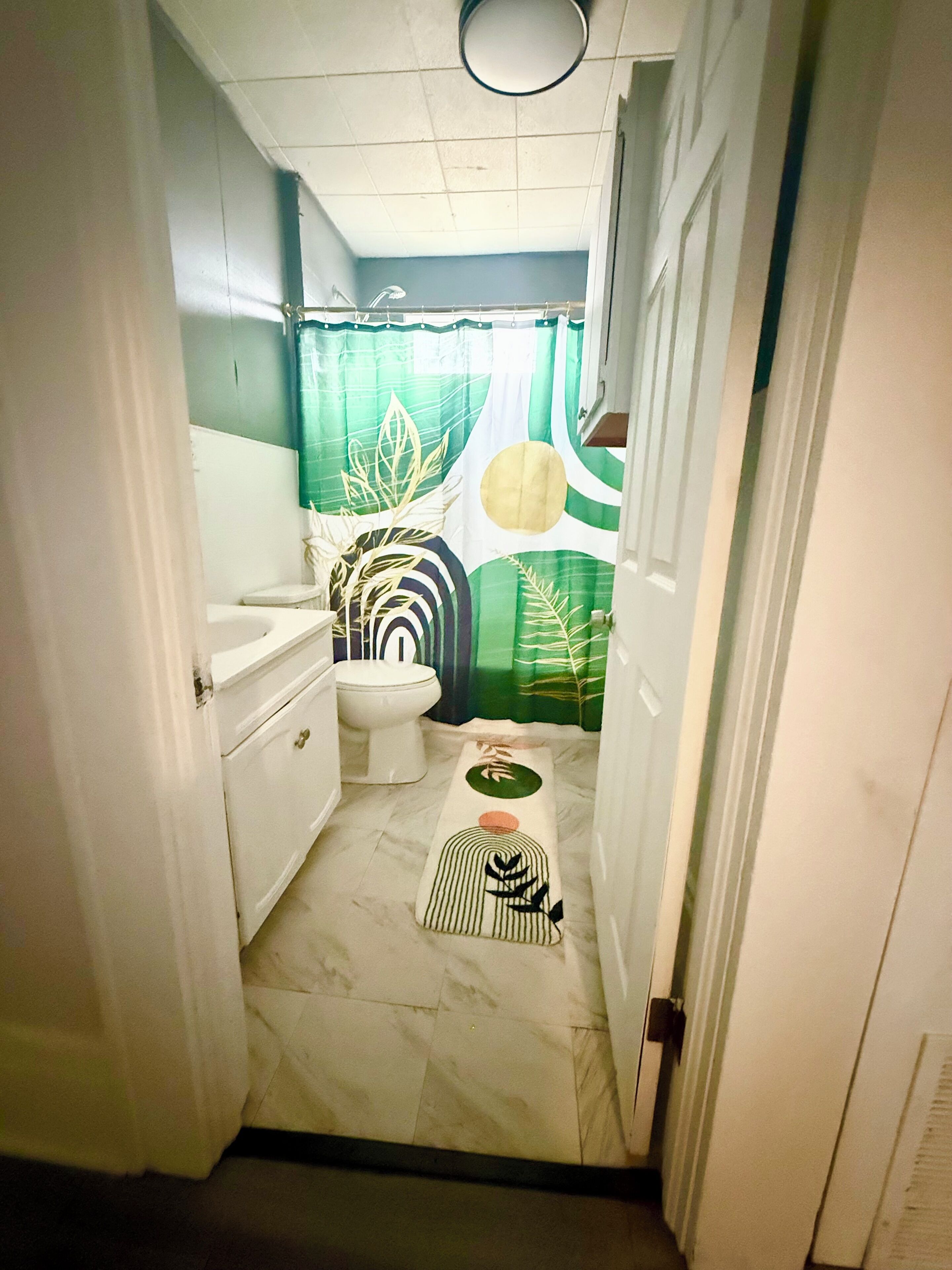 Towels, soap, toilet paper