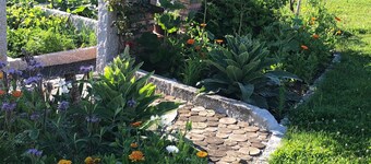 Vacation home at the alpaca farm with sauna house at the foot of the Zwirenzel