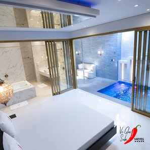 Chambre Signature double | Literie de qualité, accès au Wi-Fi (inclus), literie fournie