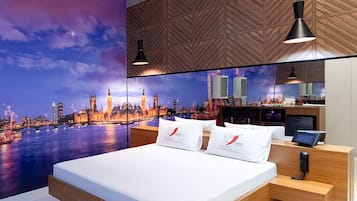 Quarto casal com design assinado | Roupas de cama premium, Wi-Fi de cortesia, roupa de cama