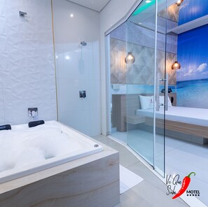 Chambre Signature double | Literie de qualité, accès au Wi-Fi (inclus), literie fournie