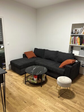 Living area - Very quiet apartment in central Paris (Paris)