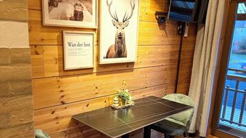 Comfort Quadruple Room, Multiple Beds, Balcony | In-room dining
