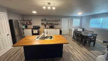 Microwave, oven, stovetop