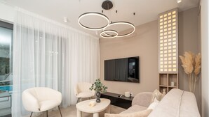 Living area - Zwei-Schlafzimmer-Wohnung Dantela mit privatem Pool by Interhome (Pag/Novalja)