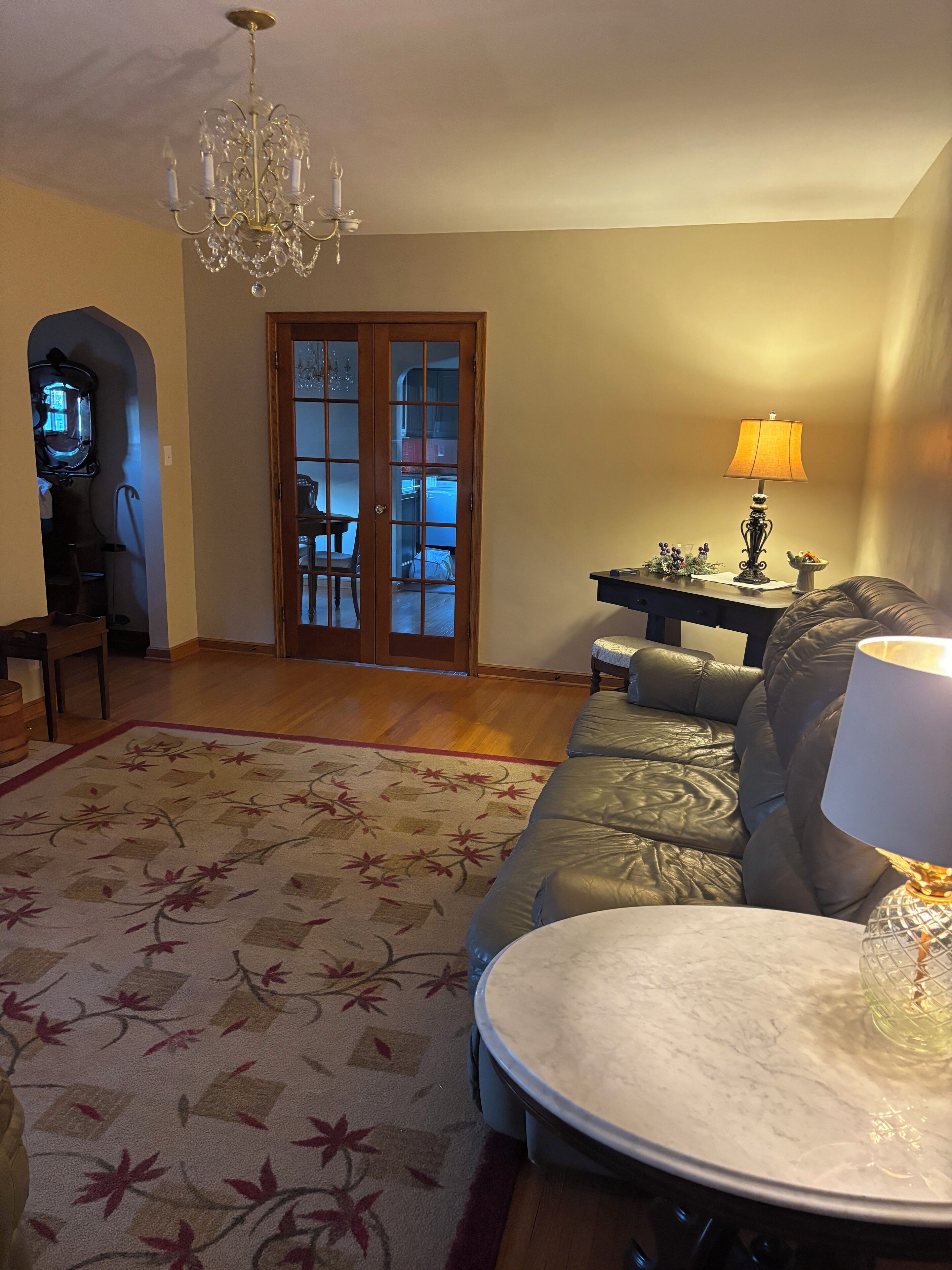 TV connectée, cheminée