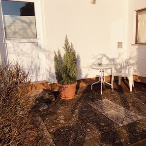 Terrace/patio - Small apartment in the heart of Chattengau (Gudensberg)